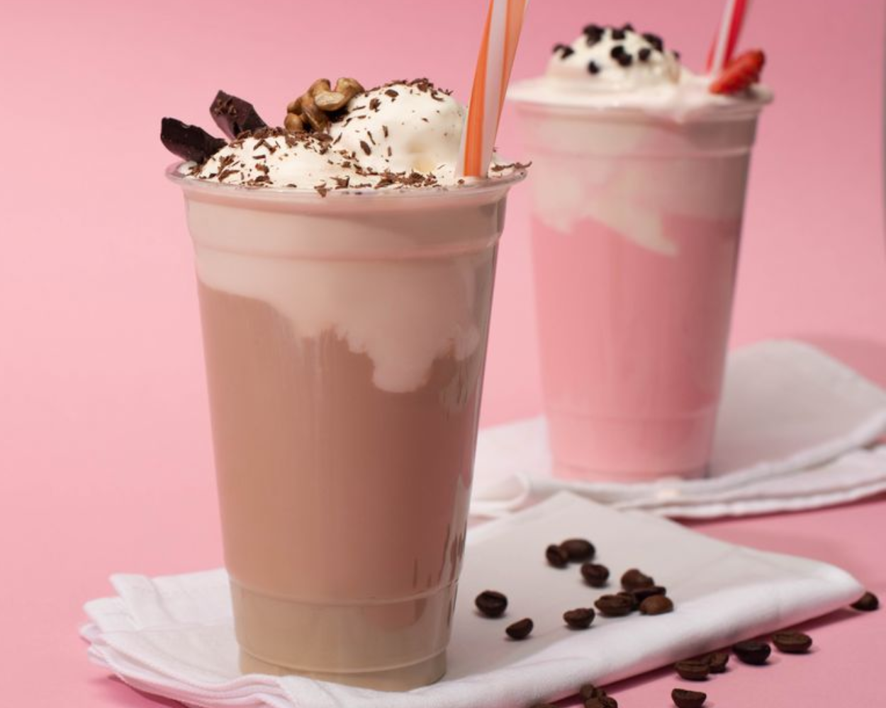 Milkshakes and desserts