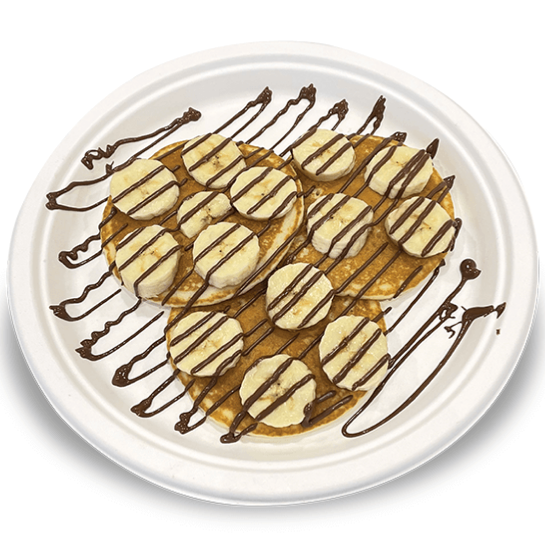 Banana Nutella Pancakes