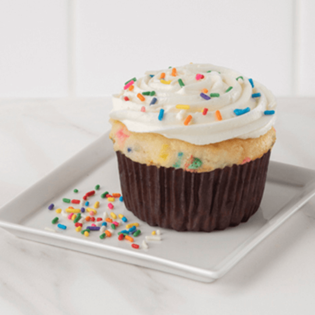 Large Confetti Cupcake